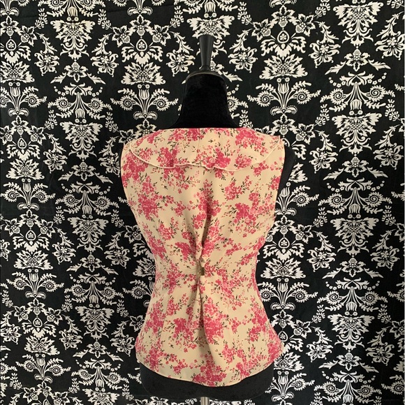 🦇 Vintage Ann Taylor Flour Tank Blouse 🦇 - Picture 3 of 5